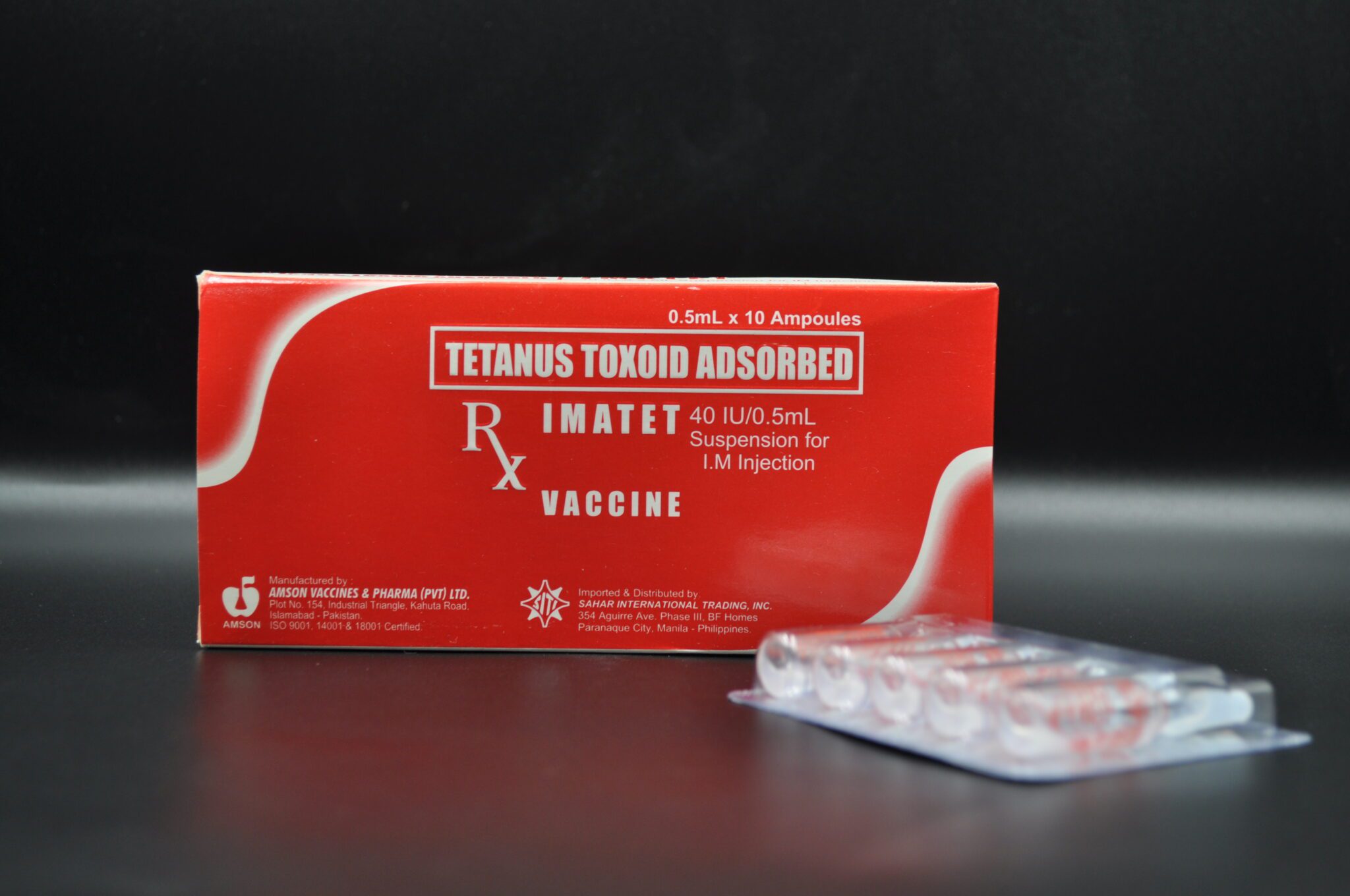 Tetanus Toxoid Requirements