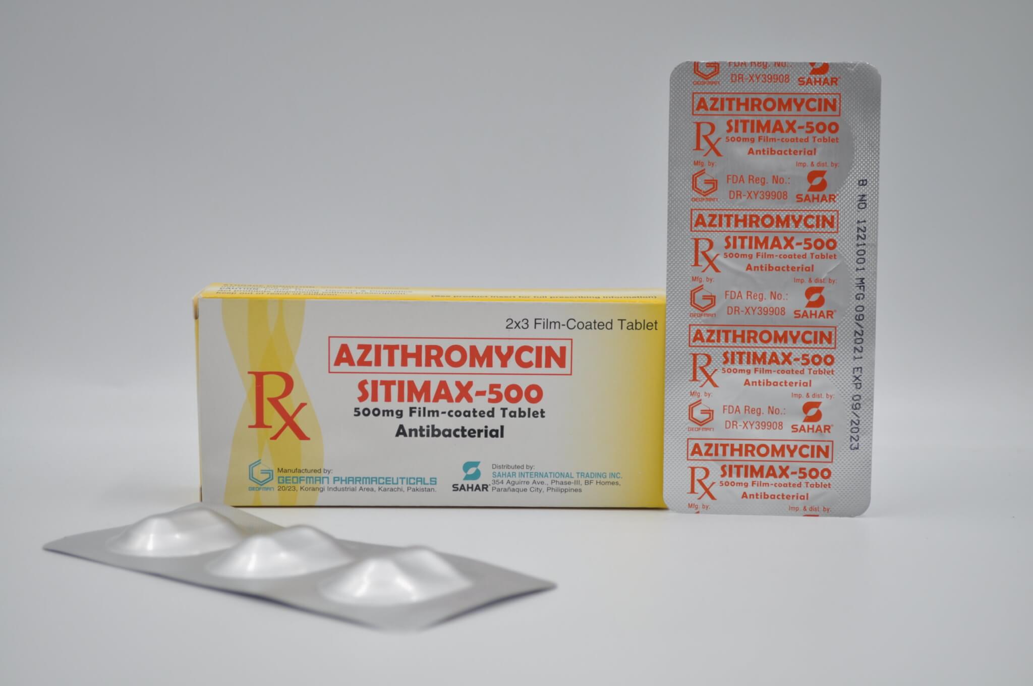 Azithromycin (SITIMAX) 500 mg