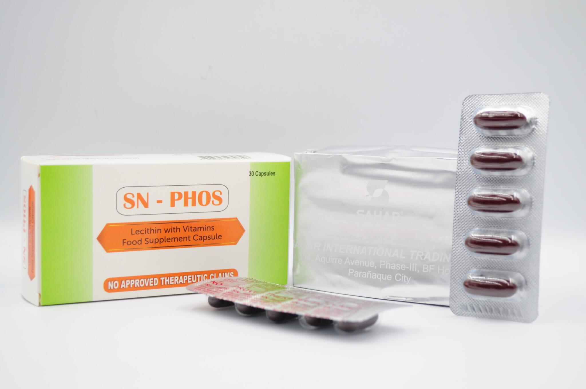 SN PHOS (Lecithin + Vitamins) 30 Capsules