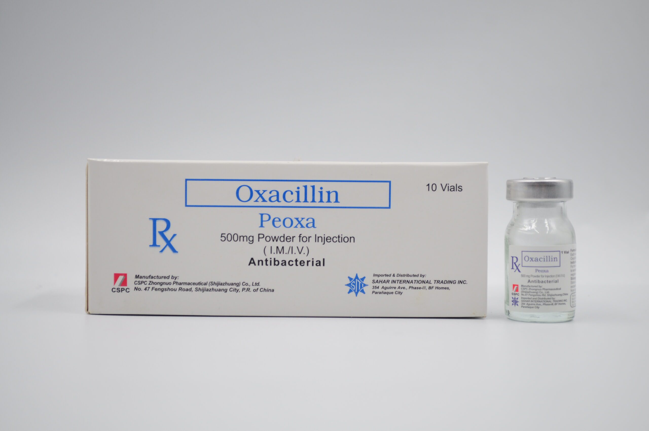 Oxacillin as Sodium (PEOXA) 500 MG