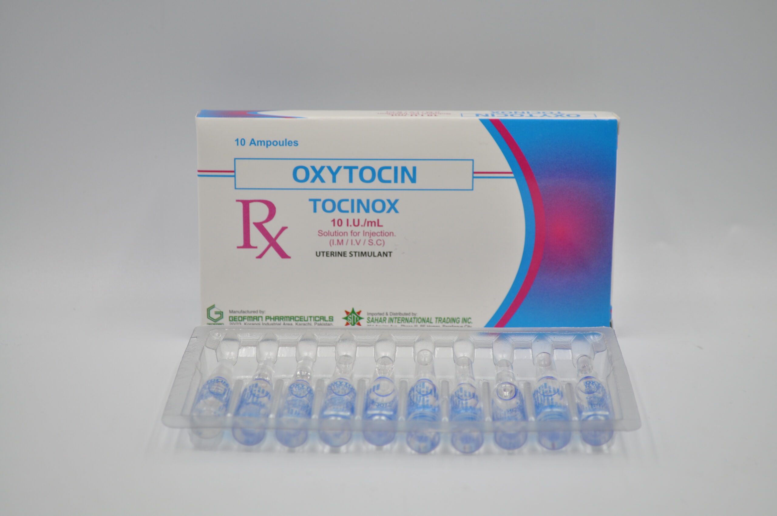 OXYTOCIN (TOCINOX) 10 IU/mL Sahar Pharma