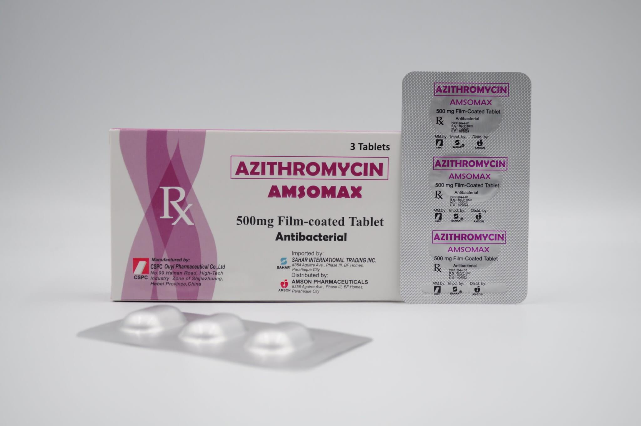 Azithromycin (Amsomax) 500 mg