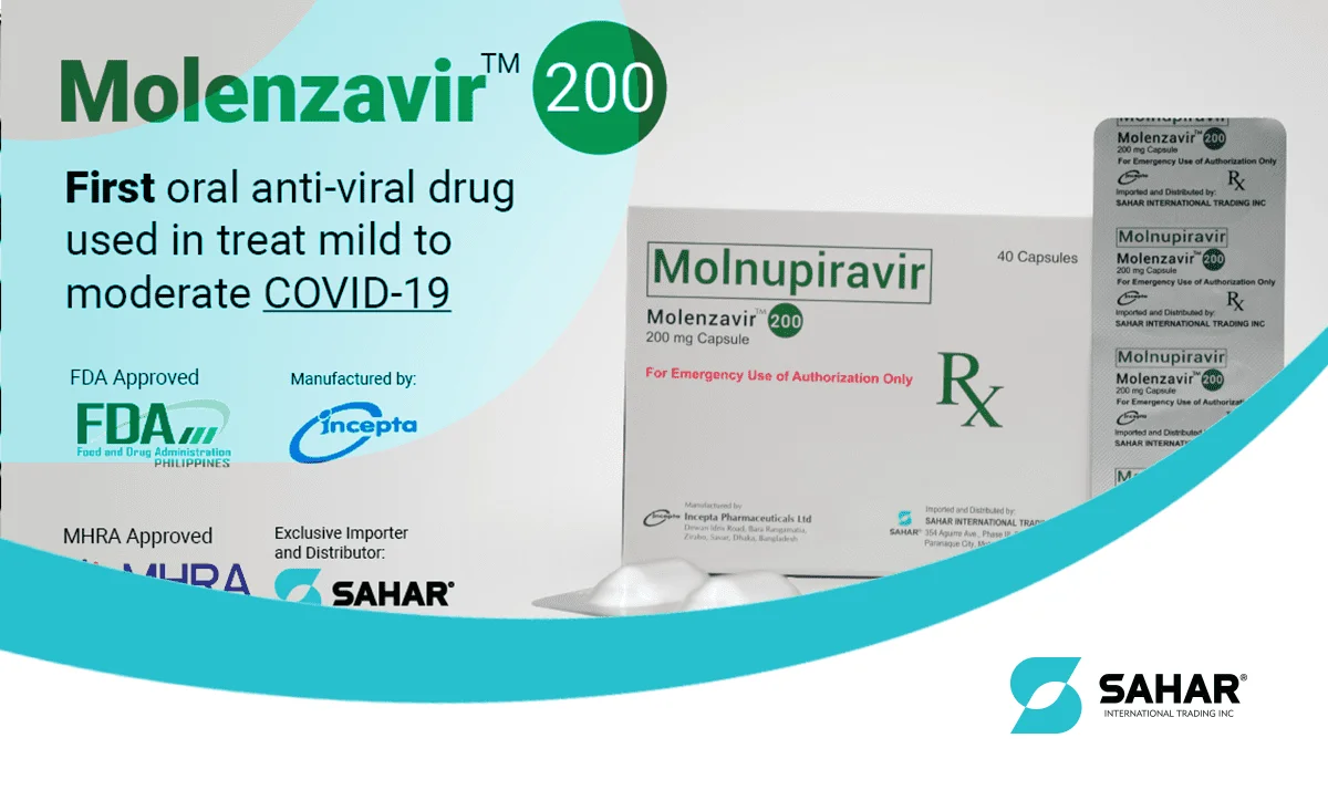 Molnupiravir - Sahar Pharma - 354 A. Aguirre Ave 1700 Las Piñas National Capital Region Philippines