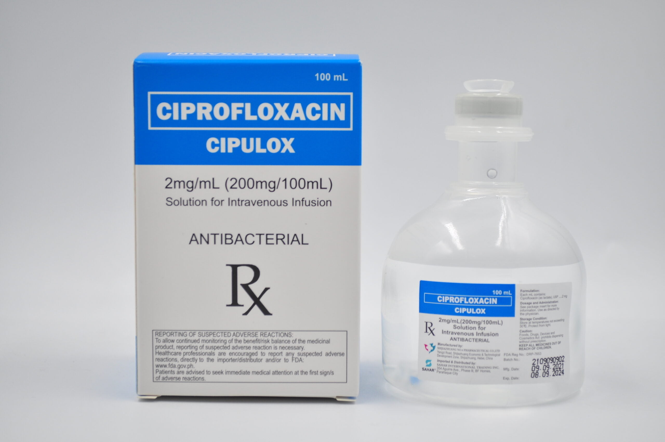 Ciprofloxacin Lactate Injection (Cipulox)