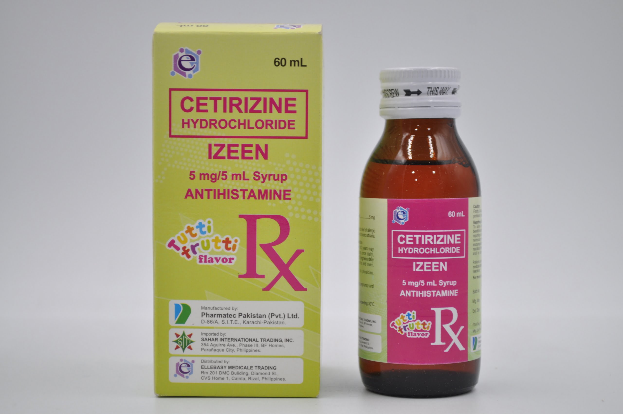 Cetirizine (as Hydrochloride) Izeen