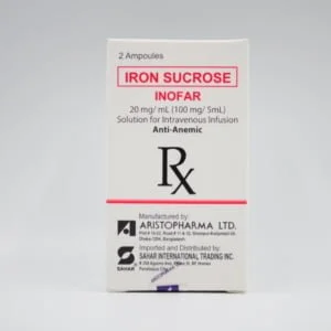 Iron Sucrose 20mg/mL (Inofar)