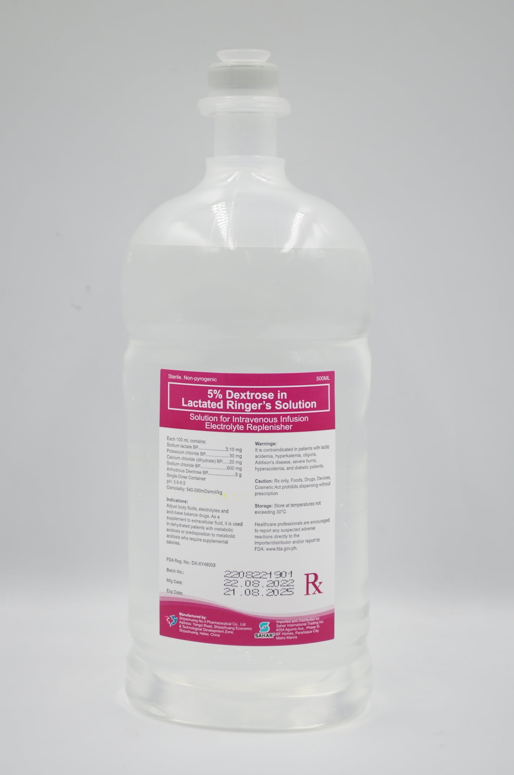 5% Dextrose in Lactated Ringer's Solution