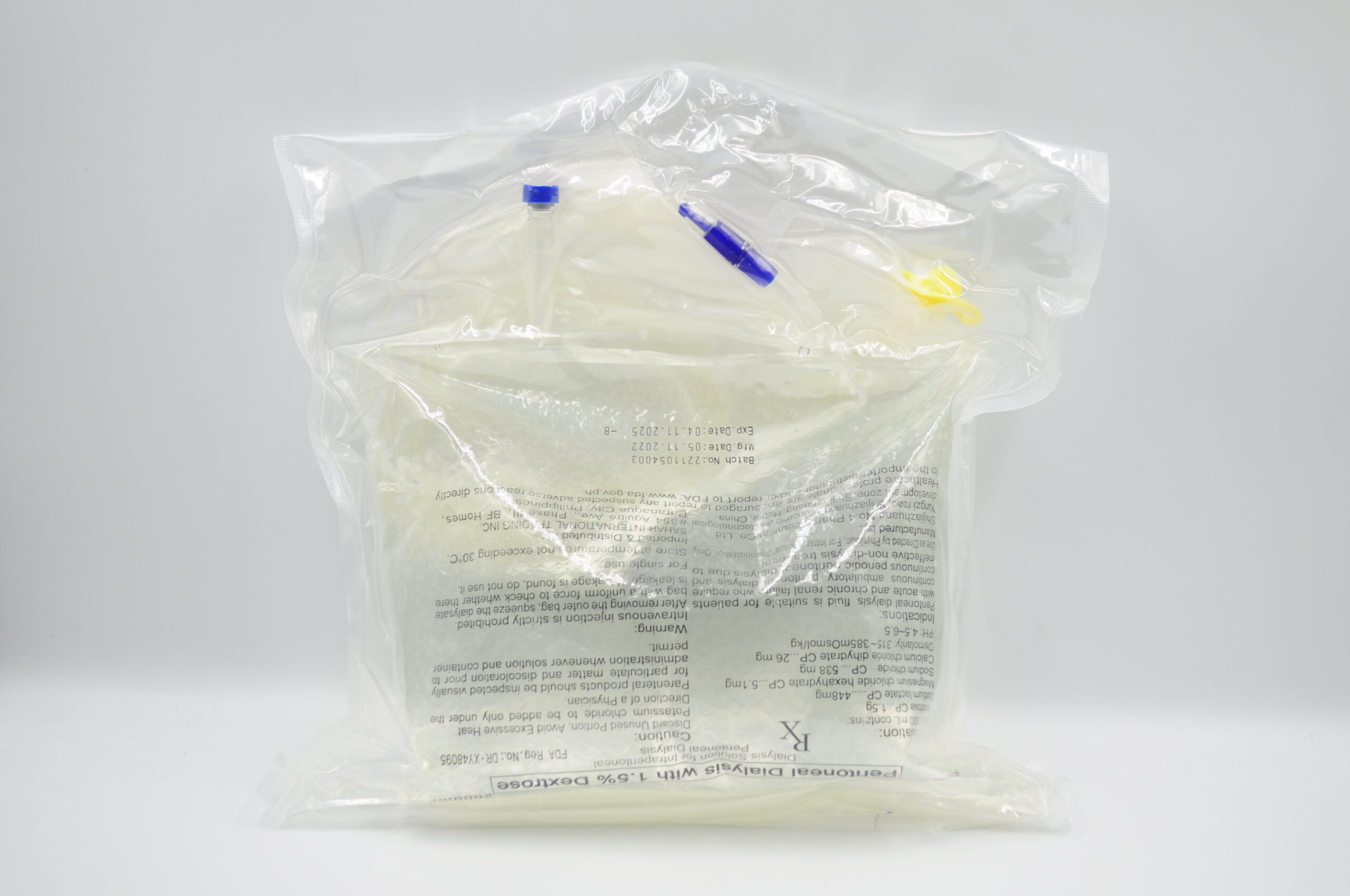 Peritoneal Dialysis With 1 5 Solution Sahar Pharma
