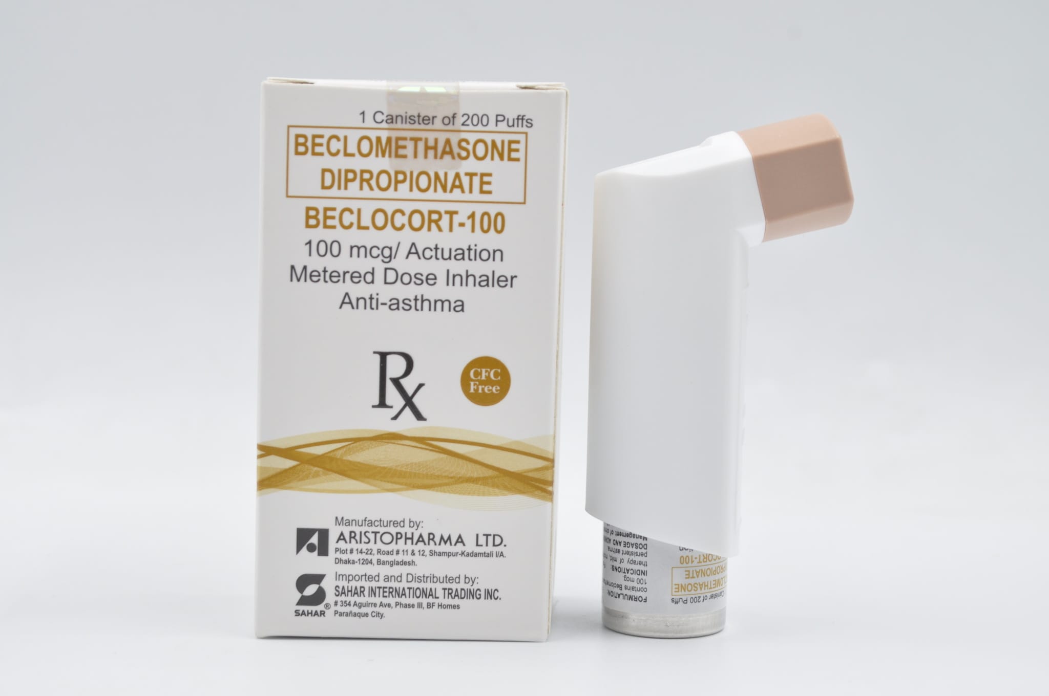 (Beclomethasone) Beclocort 100 mcg | Sahar Pharma
